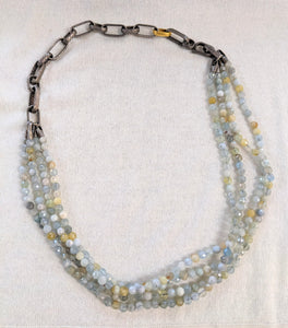 Sterling & Agate Statement Necklace