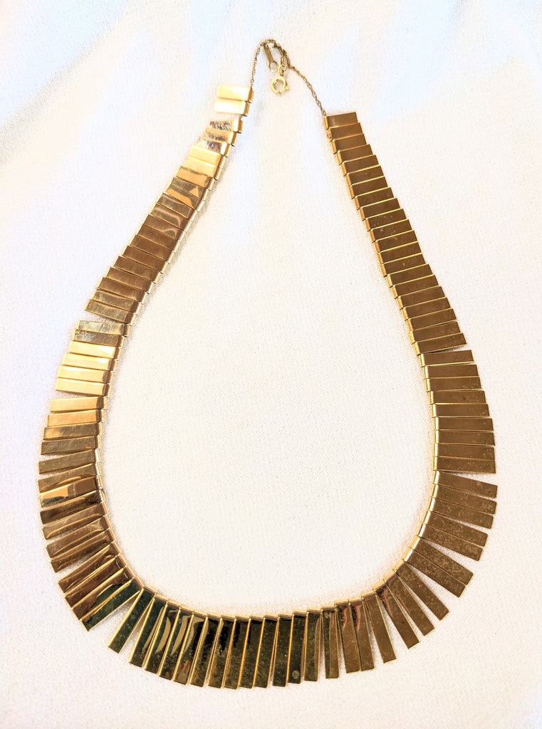 Italian 18kt Gold Over Sterling Graduated Cleopatra Necklace | Ross-Simons  | Gold necklace, Necklace, Beautiful necklaces