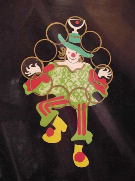 1950s Couroc Clown Tray