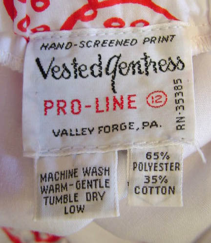 1960s Vested Gentress Golf Skirt
